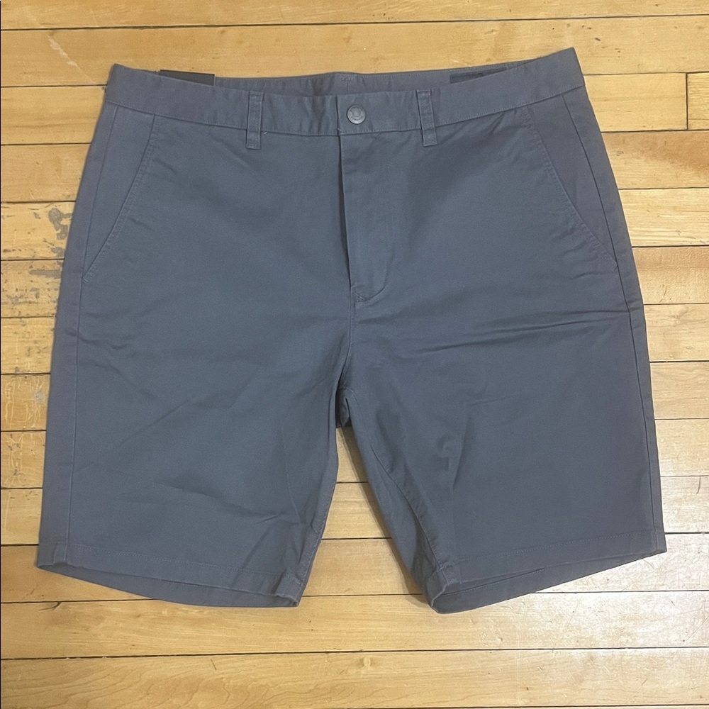 Bonobos Slate Gray Flat Front Shorts